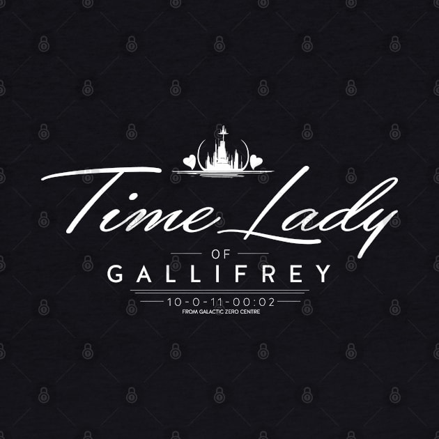 Time Lady - white print by zellsbells